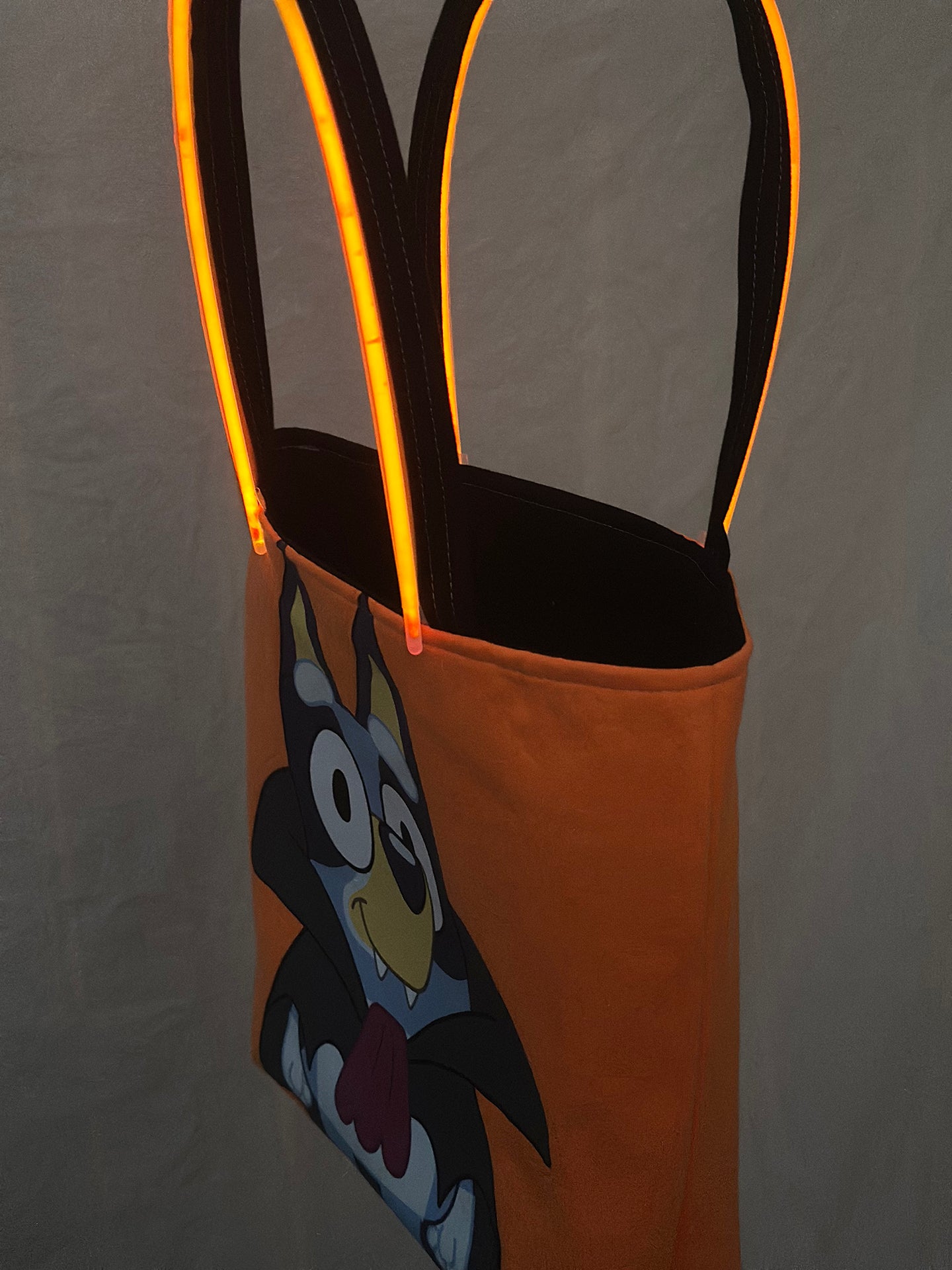 GlowGrab Bluey Halloween Upcycled Tote
