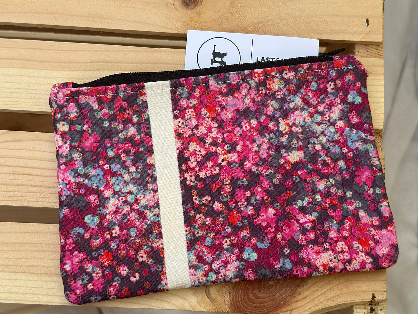 Pink Impressions Slimline Zip Pouch
