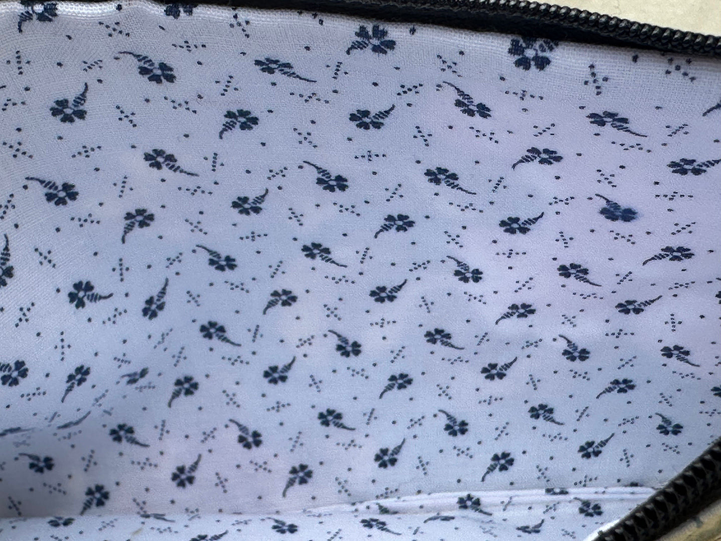 Poppin' Florals Slimline Zip Pouch