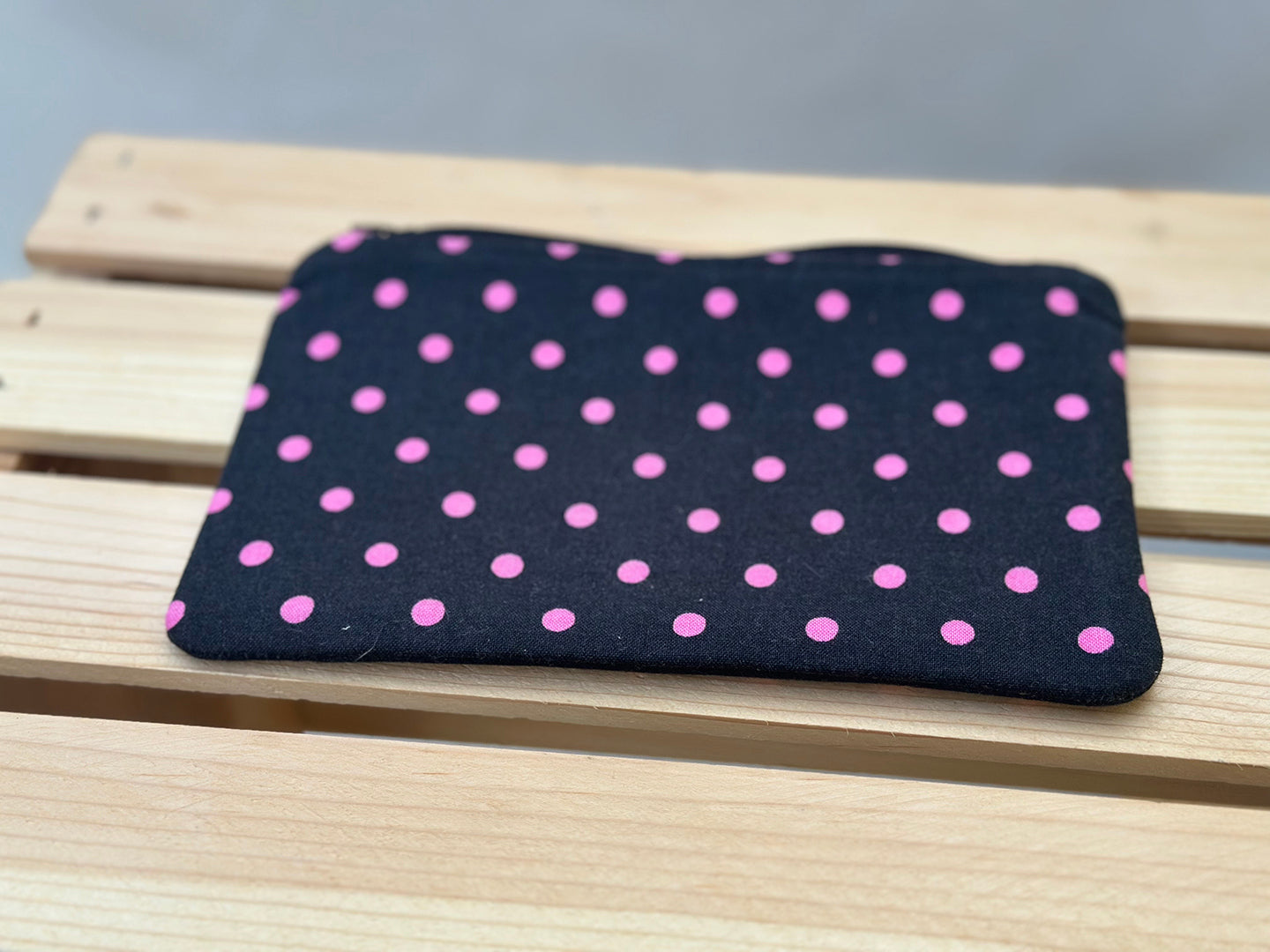 Classic Polka Dot Slimline Zip Pouch