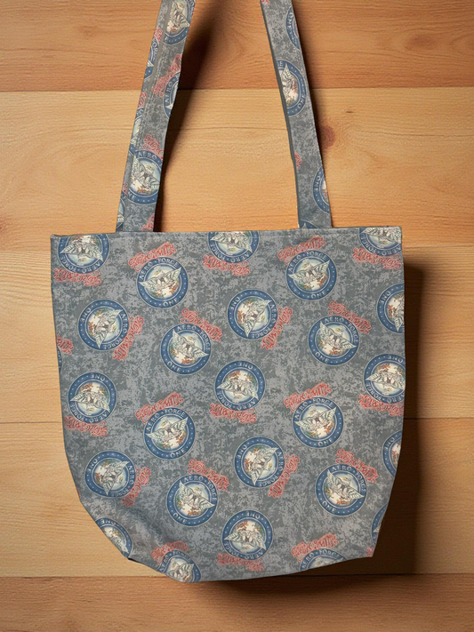 Aerosmith Logo Print Tote