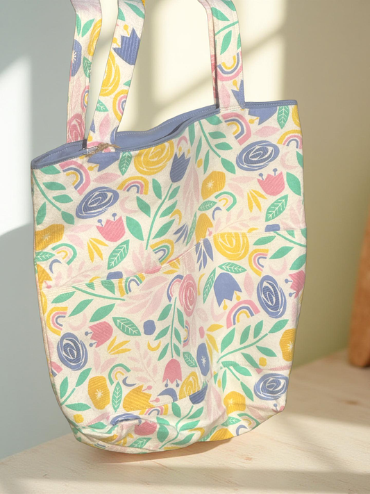 Vivid Blossom Tote
