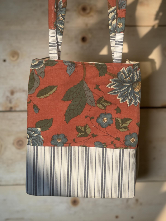 Nautical Blossom Tote