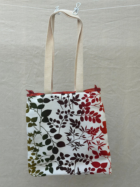 Nature's Canvas Zipper Tote