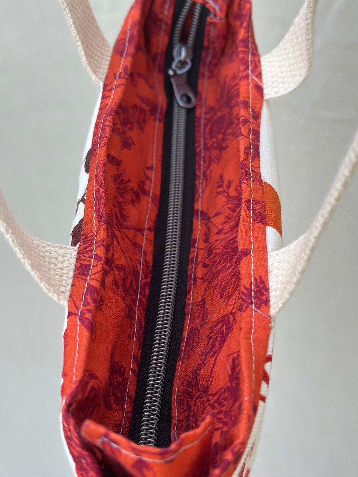 Nature's Canvas Zipper Tote