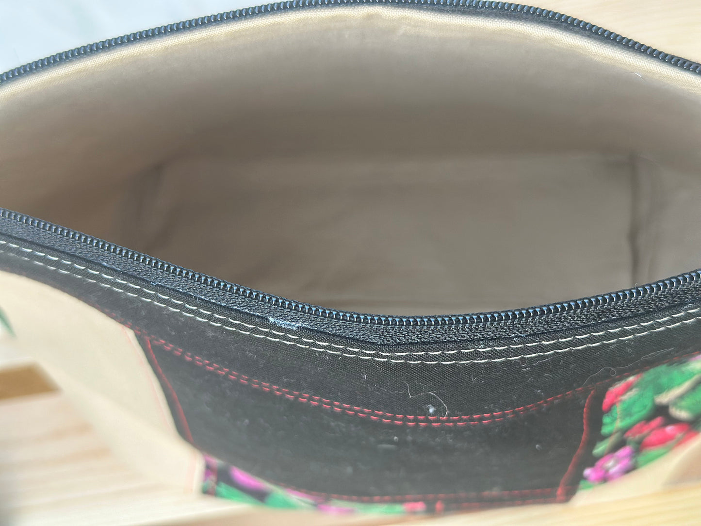 Strawberries In Style Makeup Bag