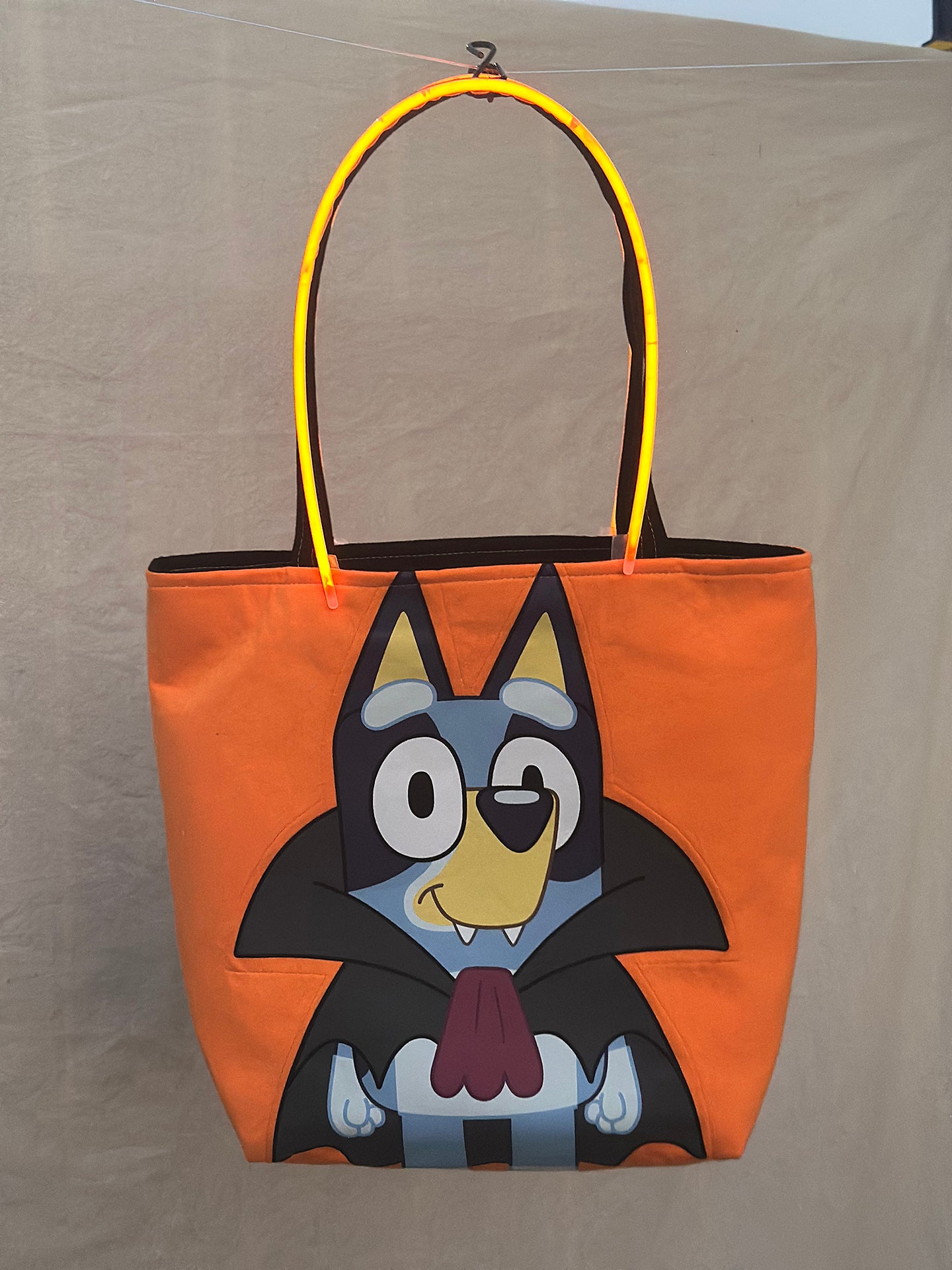 GlowGrab Bluey Halloween Upcycled Tote