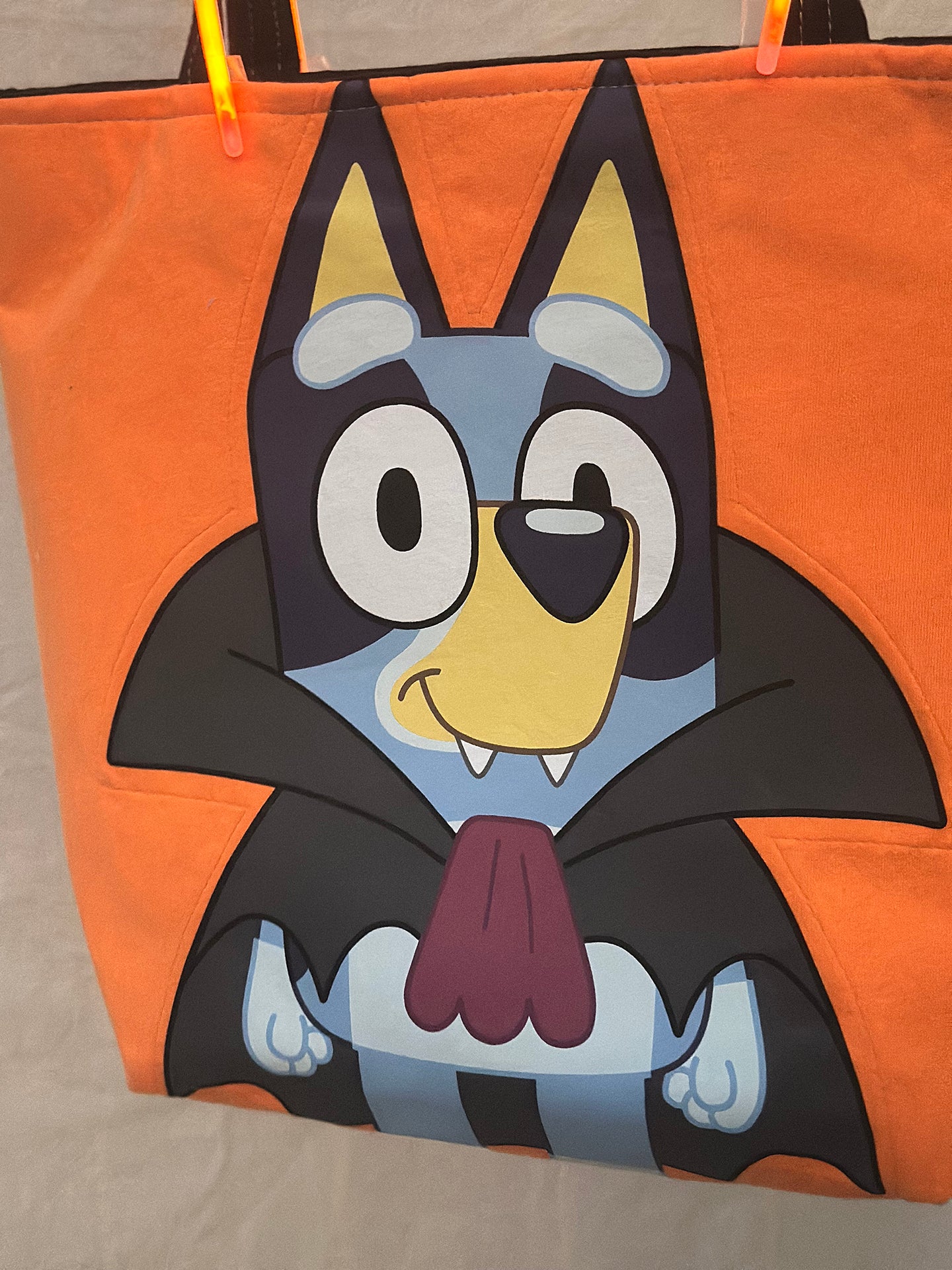 GlowGrab Bluey Halloween Upcycled Tote