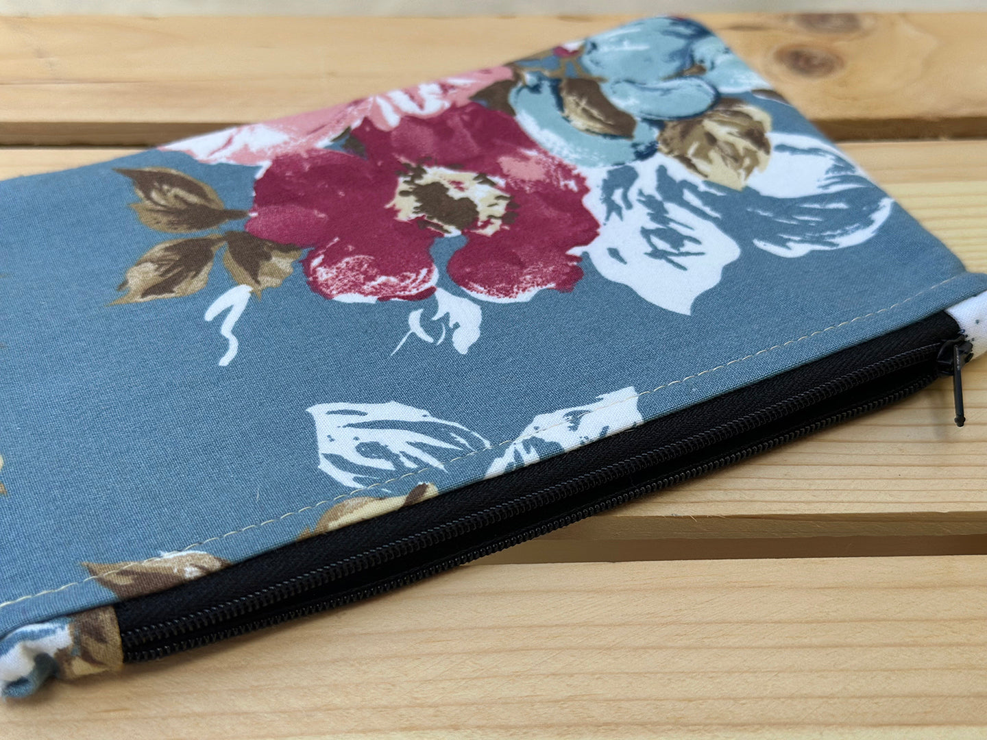 Floral Summer Slimline Zip Pouch