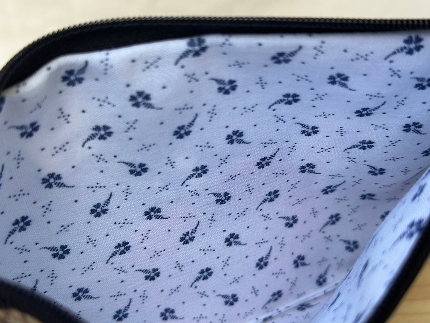 Floral Summer Slimline Zip Pouch