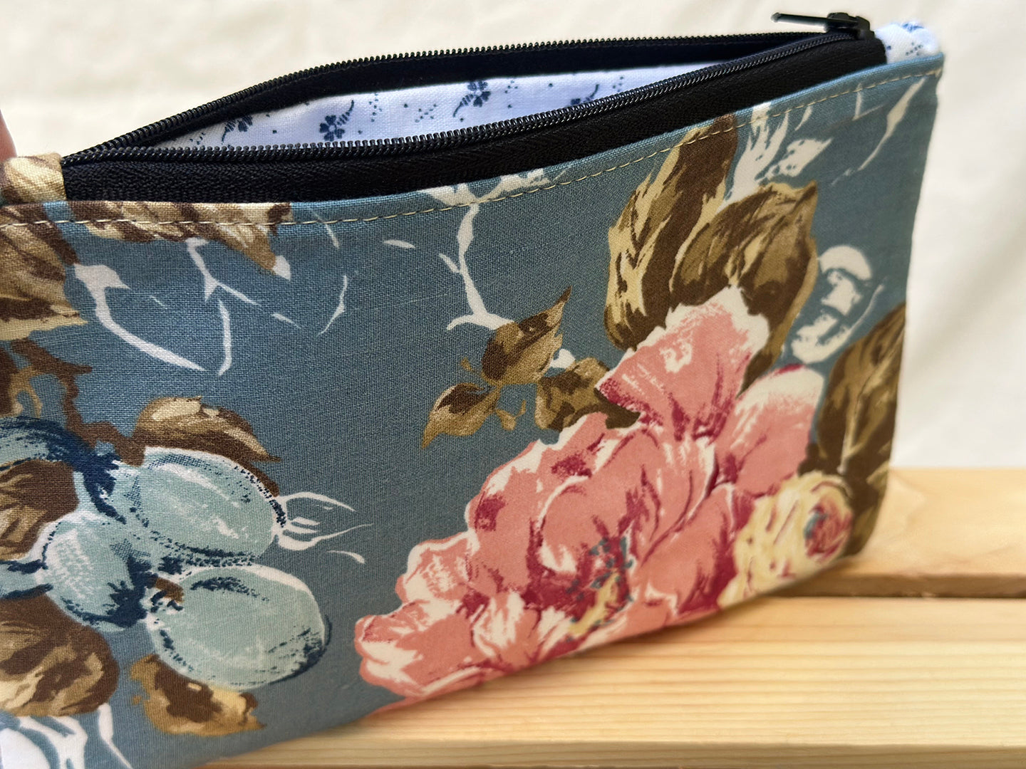 Floral Summer Slimline Zip Pouch