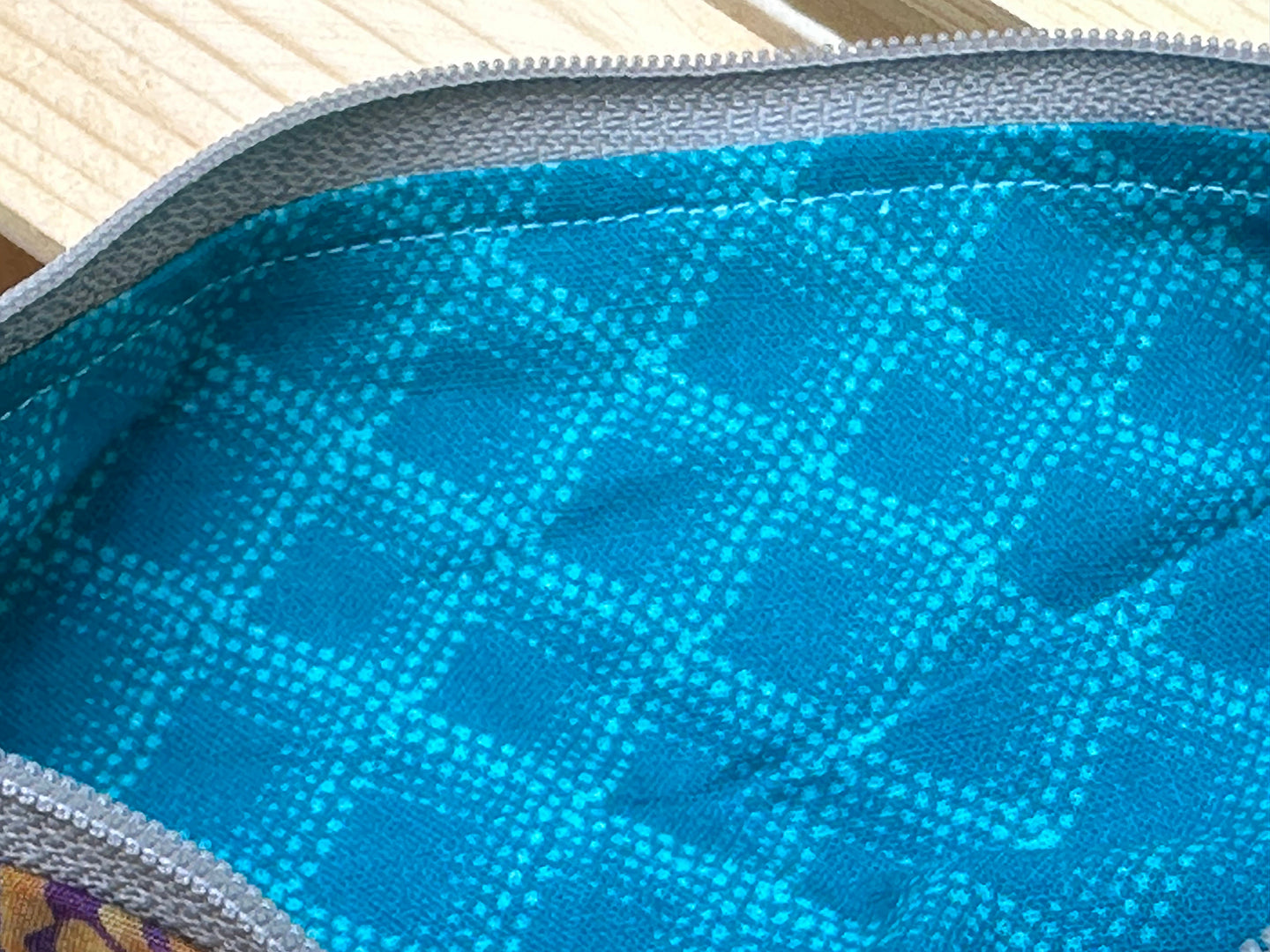 Batik Breeze Slimline Zip Pouch