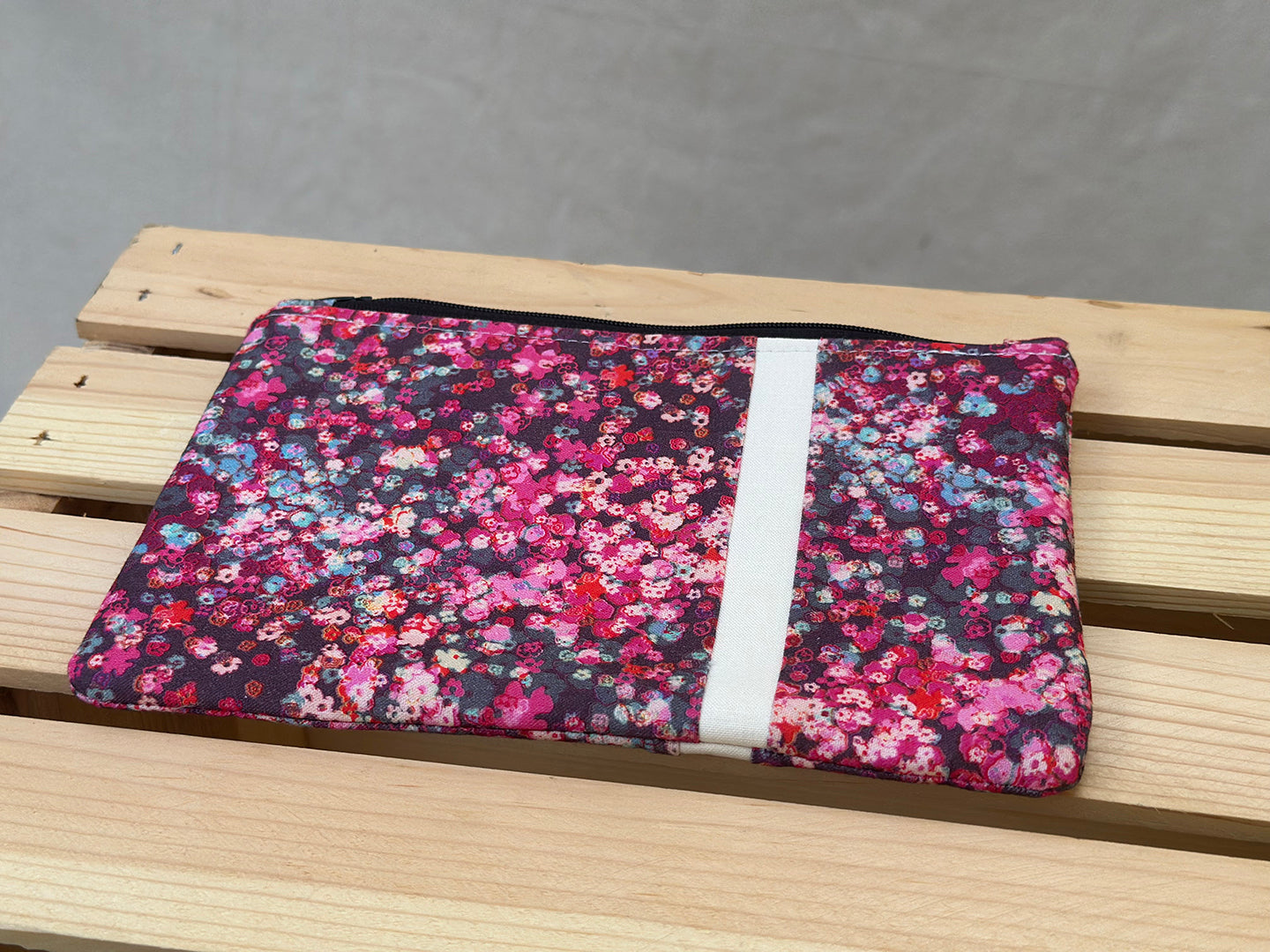 Pink Impressions Slimline Zip Pouch