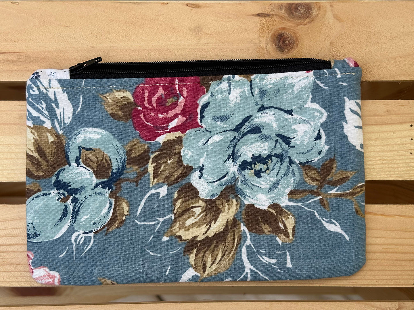 Poppin' Florals [small] Slimline Zip Pouch