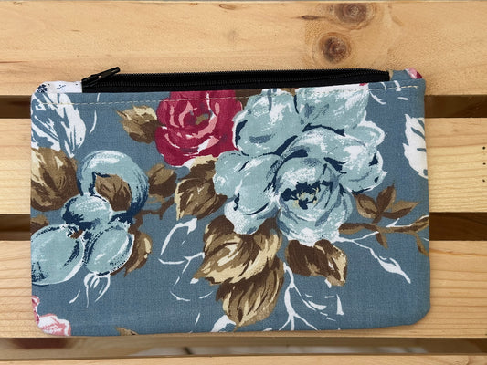 Poppin' Florals [small] Slimline Zip Pouch