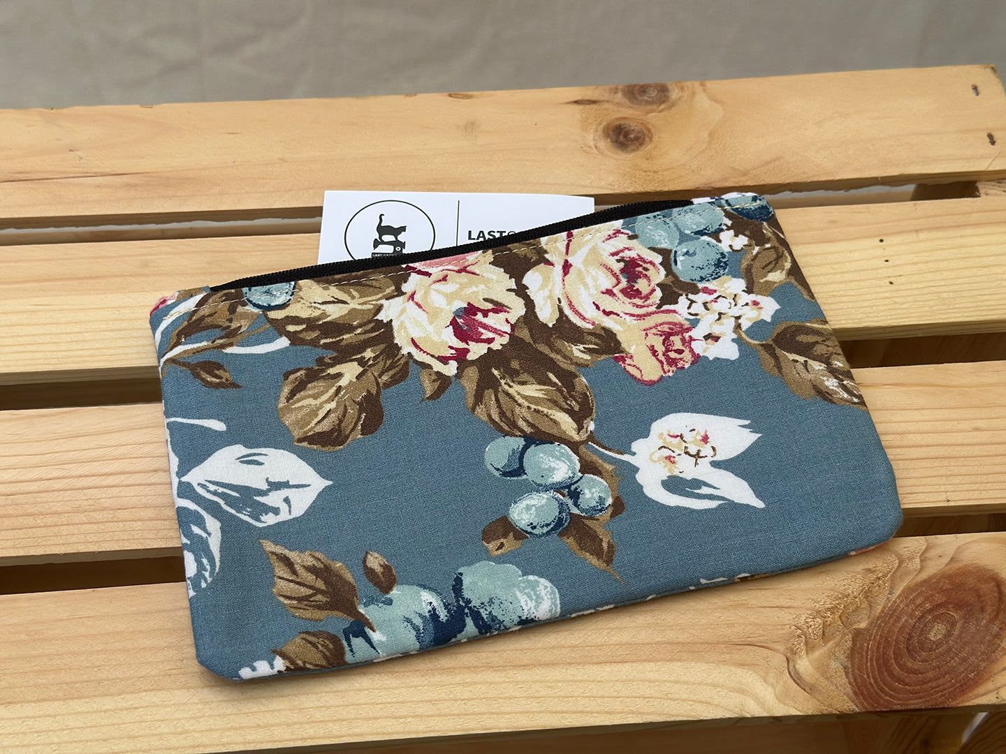 Poppin' Florals [small] Slimline Zip Pouch