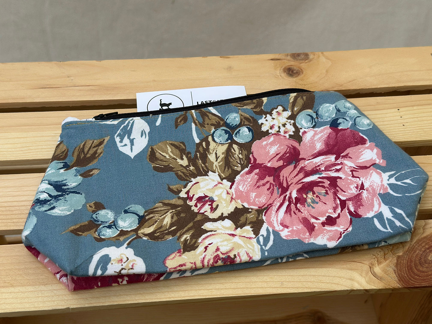 Poppin' Florals Makeup Bag