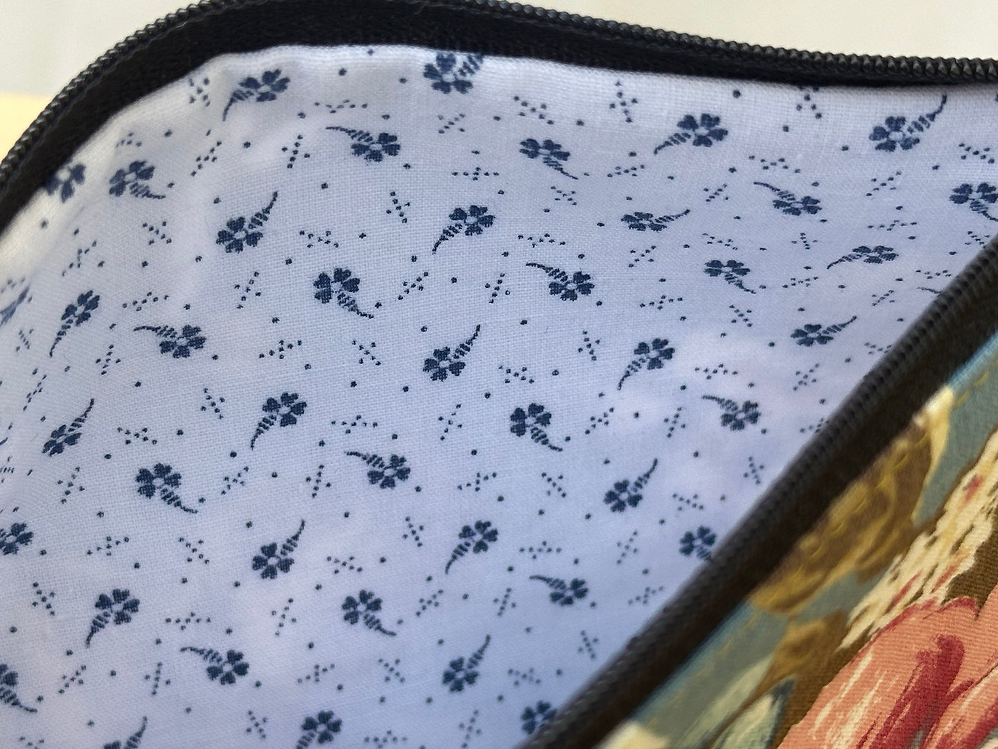 Poppin' Florals Makeup Bag