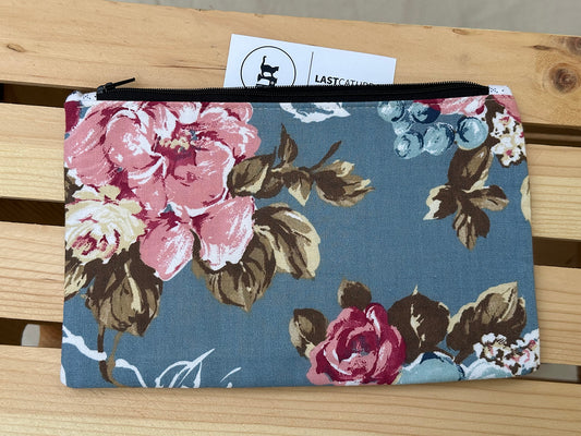 Poppin' Florals Slimline Zip Pouch