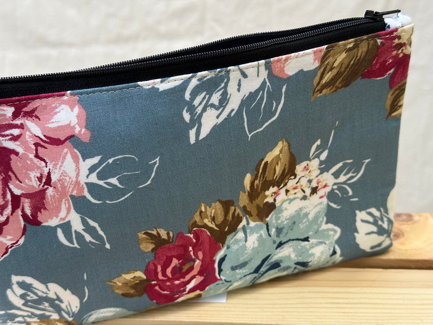 Poppin' Florals Slimline Zip Pouch