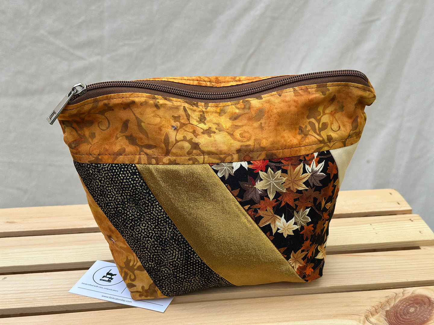 Autumn Floral Large Makeup Bag