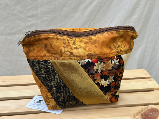 Autumn Floral Large Makeup Bag