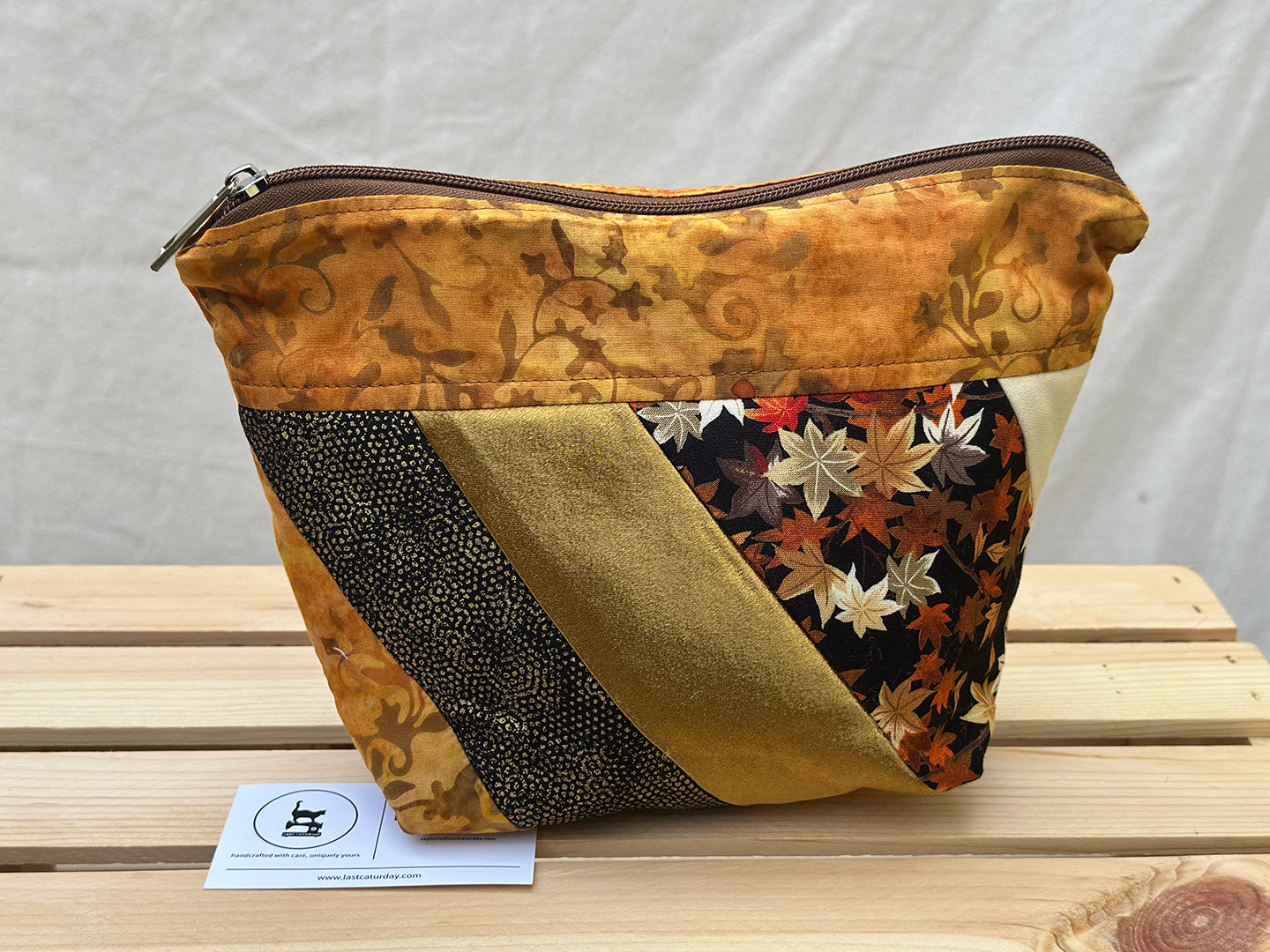 Autumn Floral Large Makeup Bag