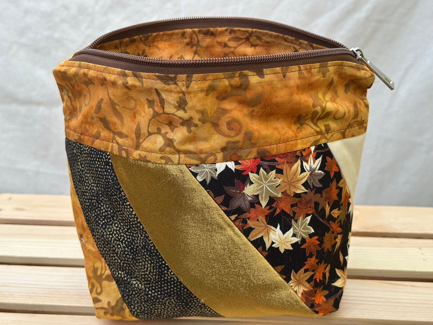 Autumn Floral Large Makeup Bag
