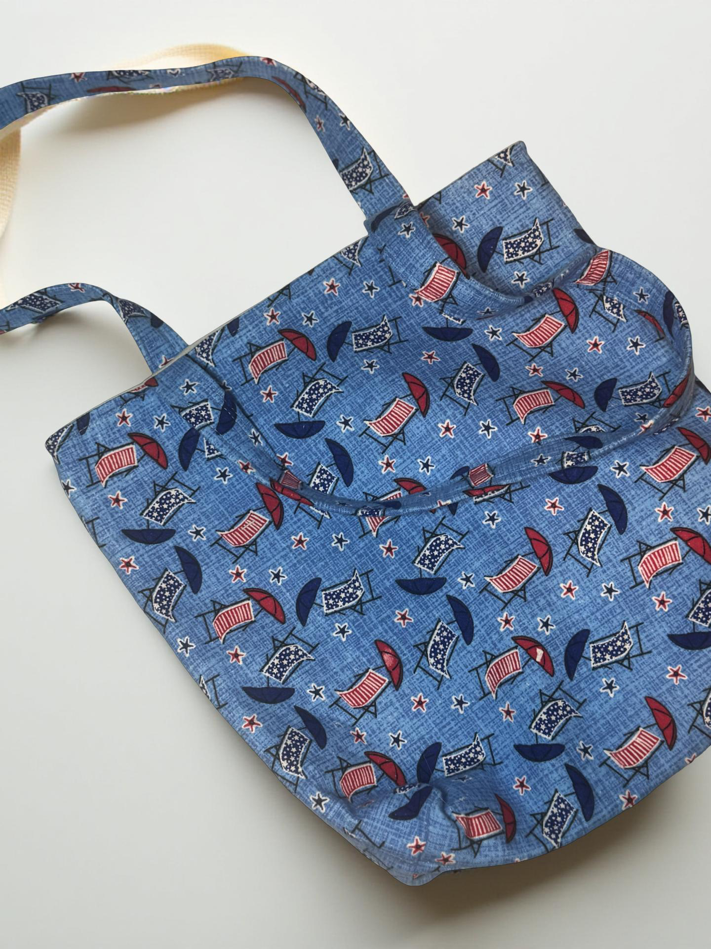 Summer Sunbrella Patriotic Tote